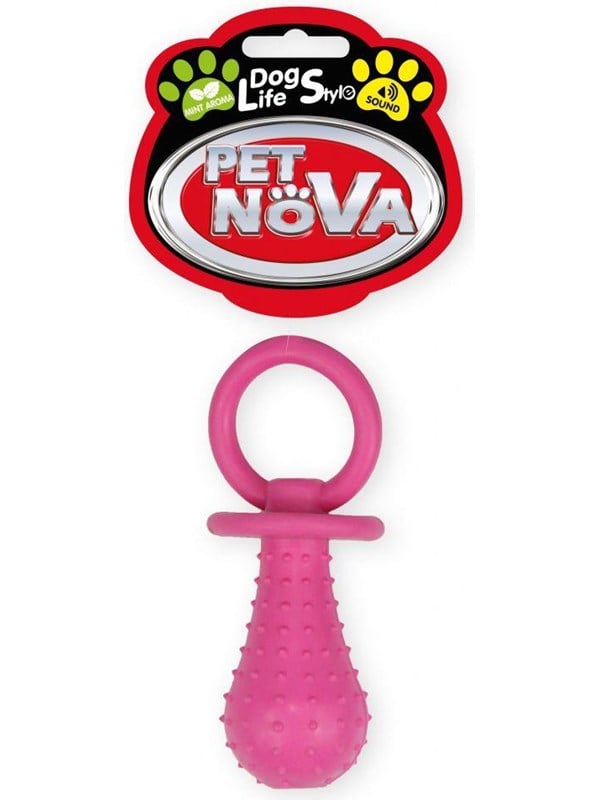 Pet Nova Tpr Pacifier Pink 14 Cm