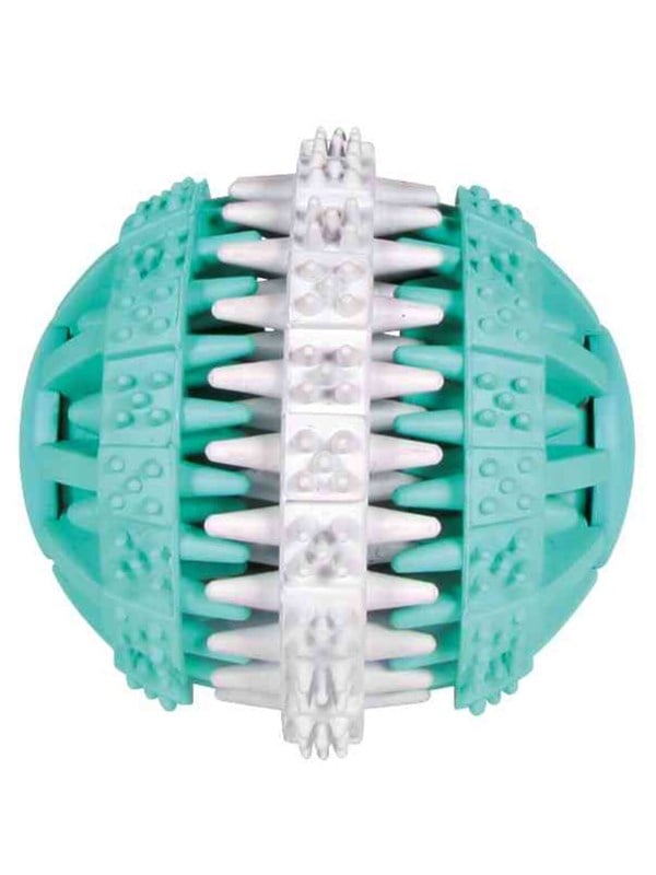 Trixie Dog Toy Denta Fun Ball Rubber Mint Flavour 6cm