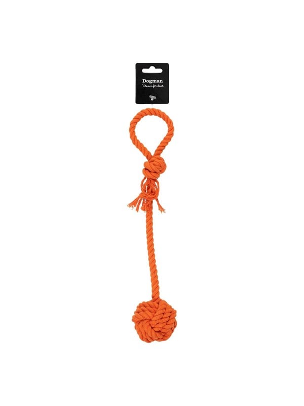Dogman Legetøj Bold Reb Orange 6 35cm