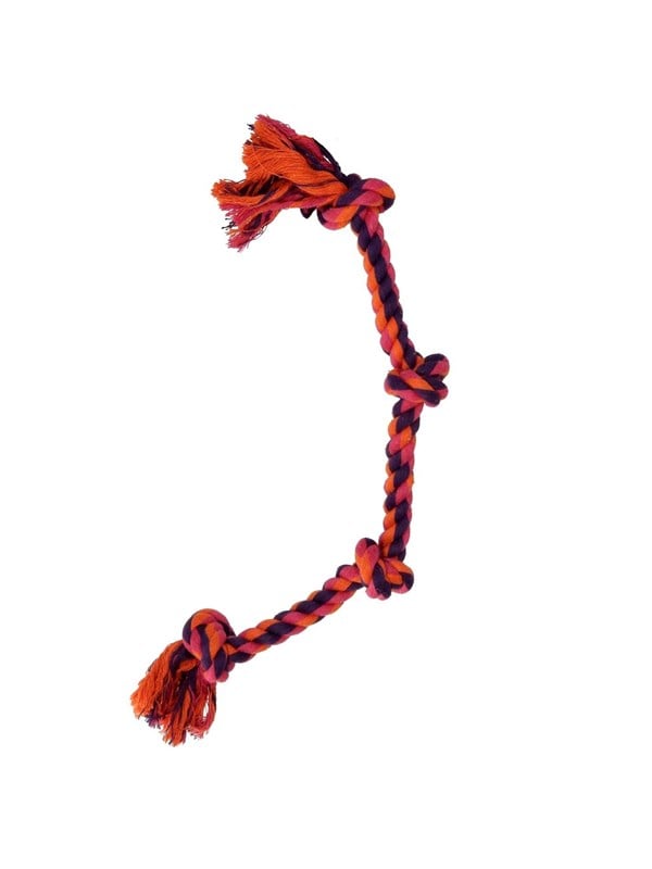 Dogman Hundelegetøj Reb Med 4 Knuder 44cm