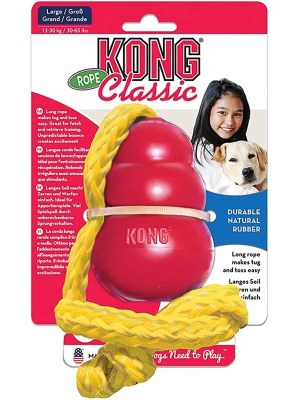 Kong Kong Classic W Rope Large