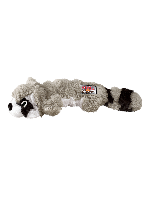 Kong Toy Scrunch Knots Raccoon S M 9x22cm