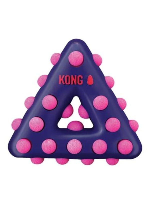 Kong   Dotz Triangle 15cm    Tdd13e