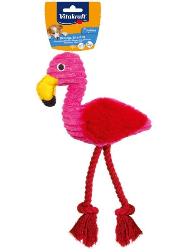 Vitakraft   Dog Toy Safari Flamingo 30 Cm