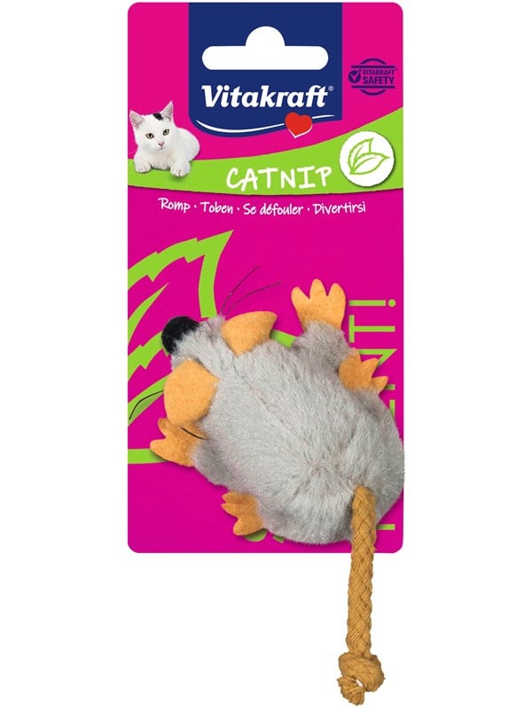 Vitakraft Plysmus Med Catnip  Grå