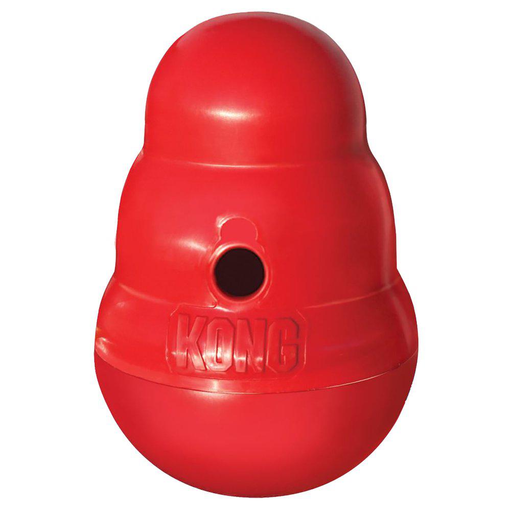 Kong Wobbler Small   Aktivt Legetøj For Hunde Fra 1 12kg   Maskinvaskbar
