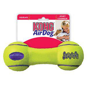 KONG Airdog Squeaker Dumbbell - Hundelegetøj til Leg