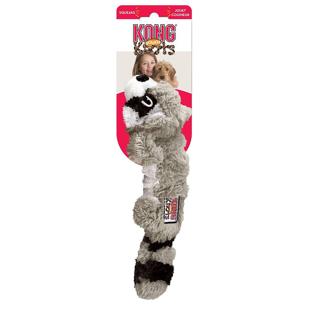 Imazo    Kong Scrunch Knots Racoons M 26x6x5 Cm Hundelegetøj   Hundelegetøj   Plys Quot Quot Polyester Quot Quot Reb   Alt Til Hunden