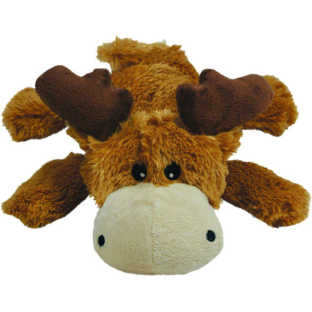 Kong Cozie Marvin Moose Xl Hundebamse I Kæmpe Størrelse Med Indbygget Squeaker Fra Kong
