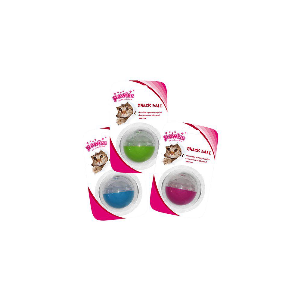 Pawise Snackbold til Katte og Hunde - Assorteret Farver