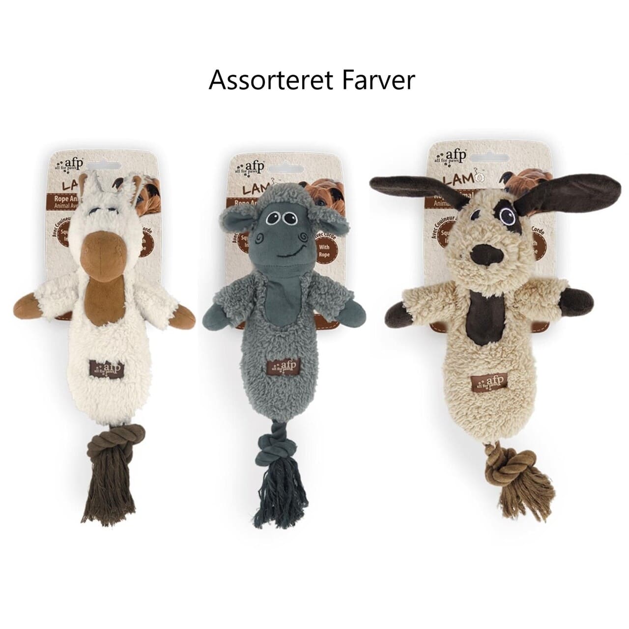Meldgaard    Afp Lamb Dog Cuddle Rope Dog Sheep Horse 32cm   Hundelegetøj   Plys Quot Quot Polyester   Alt Til Hunden