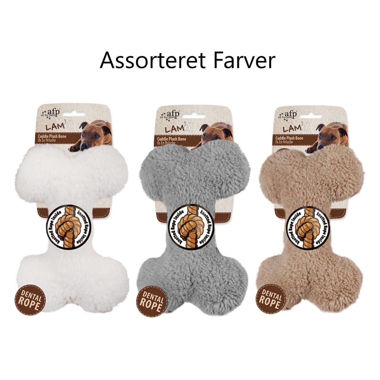 Meldgaard    Afp Lamb Dog Plush Bone 23cm   Hundelegetøj   Plys Quot Quot Polyester   Alt Til Hunden