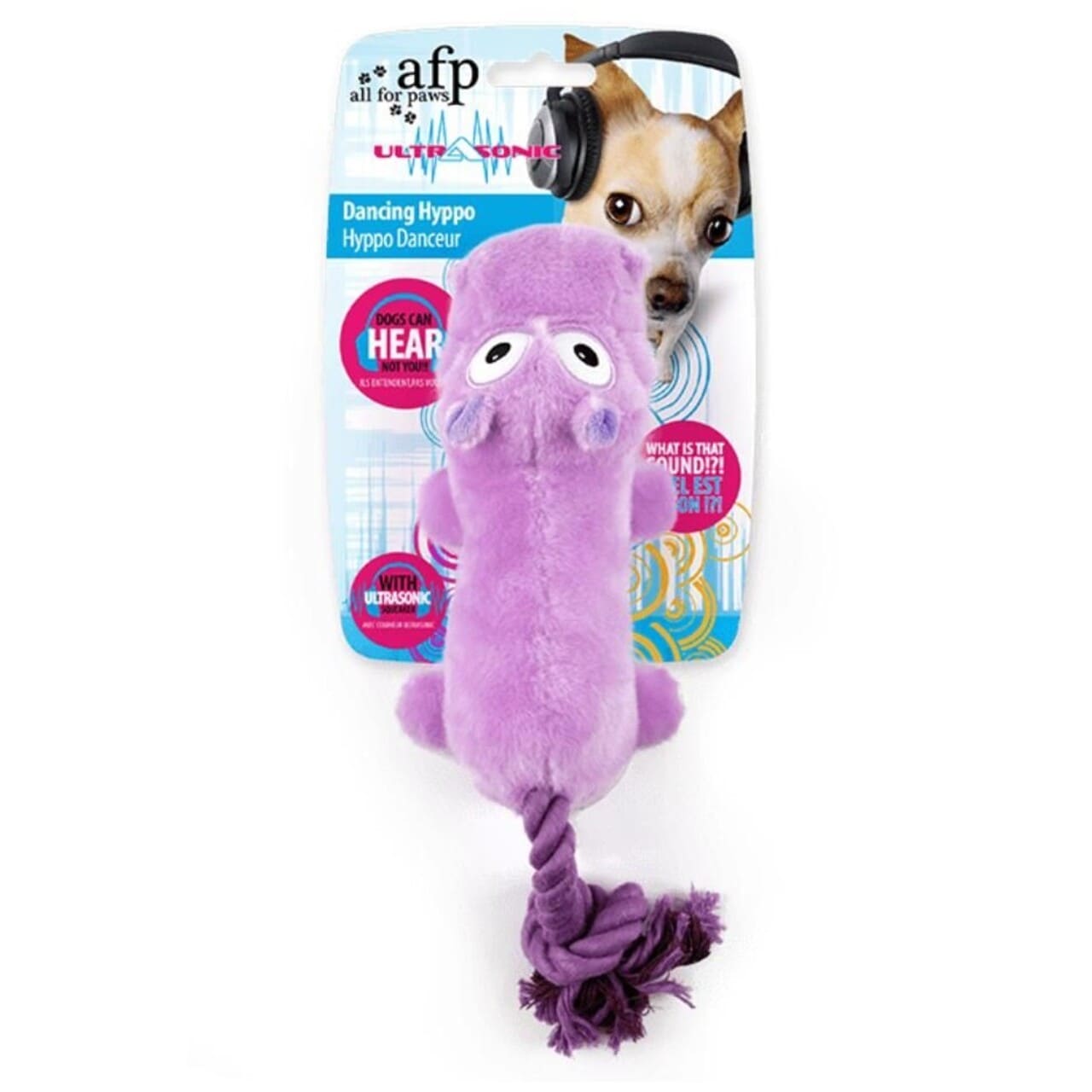 Meldgaard    Afp Ultrasonic Dancing Flodhest 36cm   Hundelegetøj   Plys Quot Quot Polyester   Alt Til Hunden