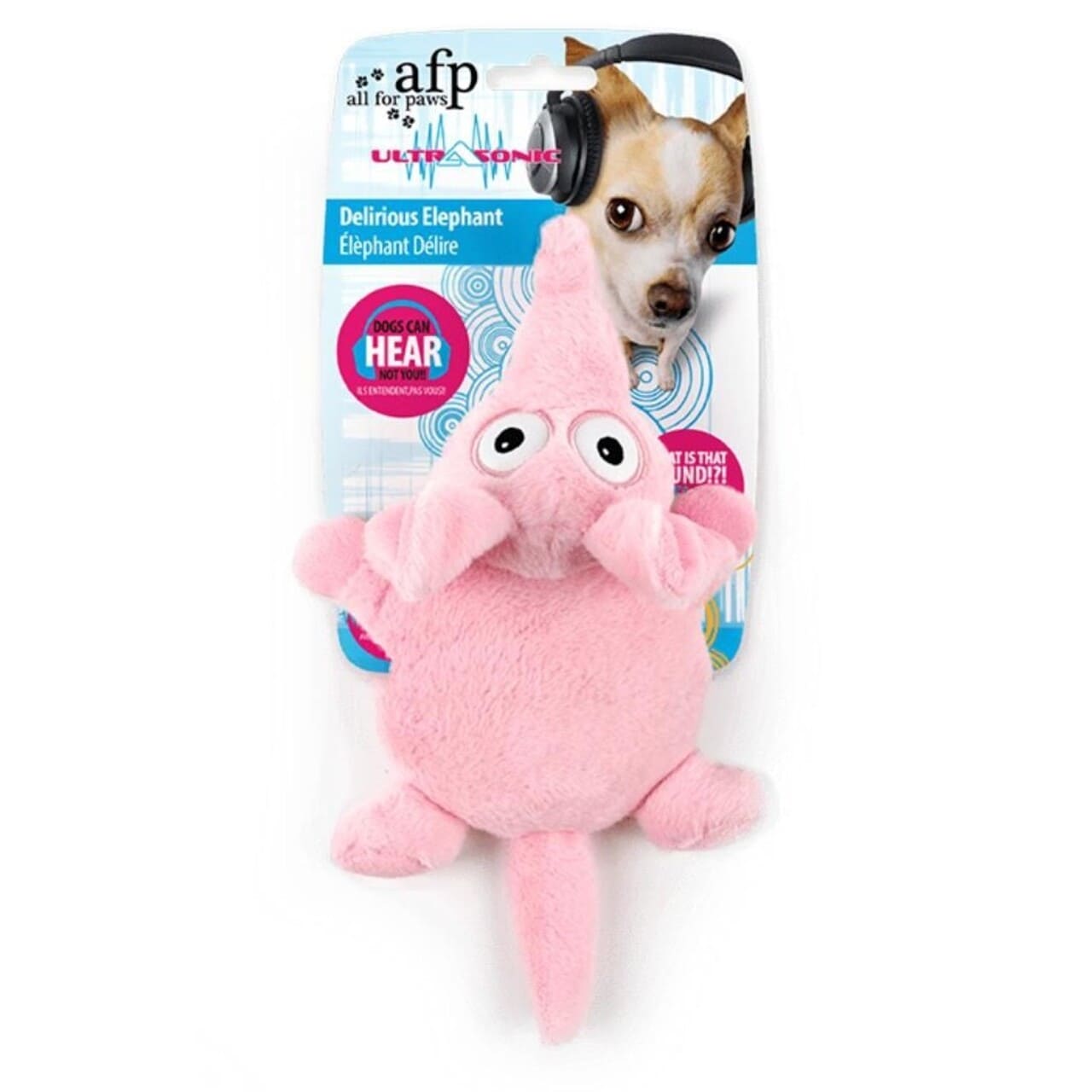 Meldgaard    Afp Ultrasonic Delirious Elefant 32cm   Hundelegetøj   Plys Quot Quot Polyester   Alt Til Hunden