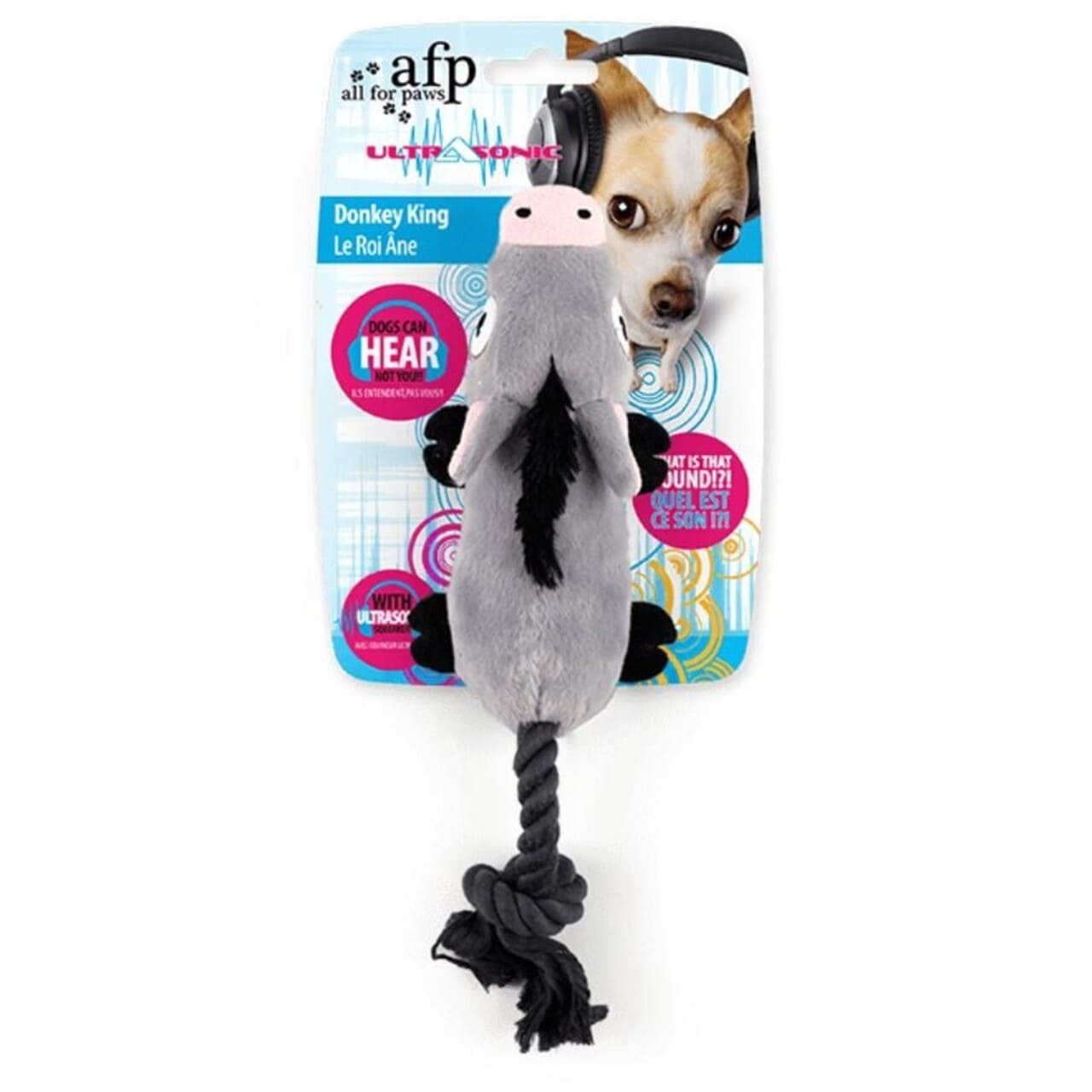 Meldgaard    Afp Ultrasonic Donkey King 38 5cm   Hundelegetøj   Plys Quot Quot Polyester   Alt Til Hunden