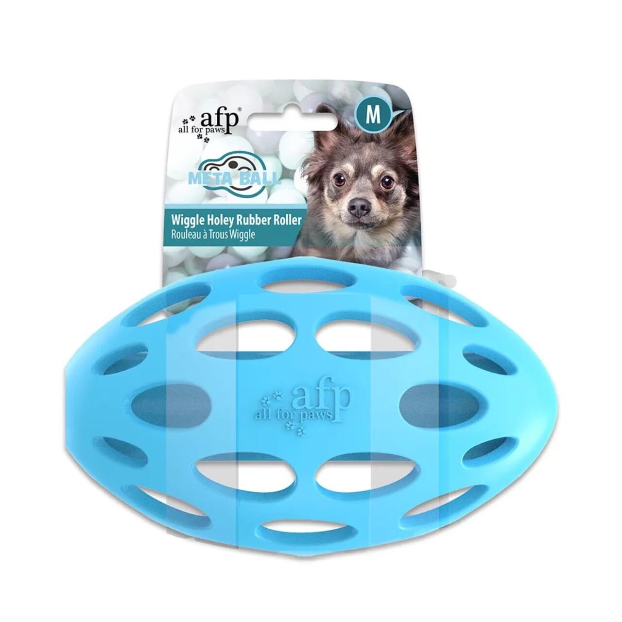 Afp Wiggle Holey Roller M Hundelegetøj   Aktivering Til Hunde Med Flere Funktioner