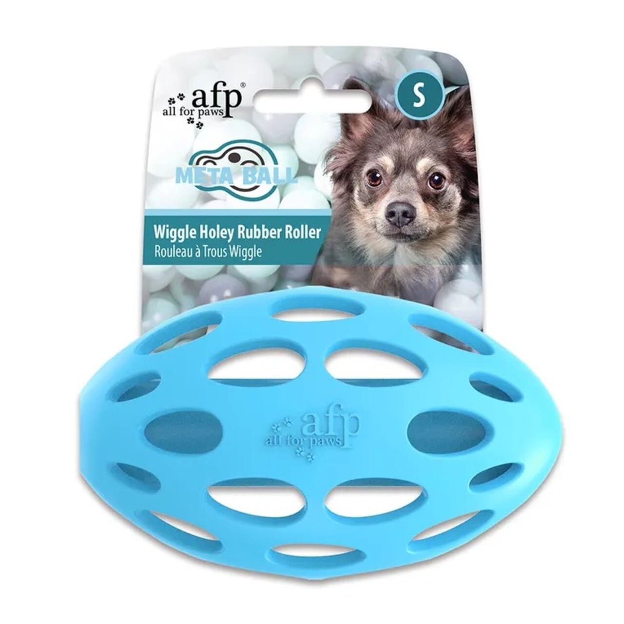 Afp Wiggle Holey Roller S Hundelegetøj   Aktivering Til Små Hunde Med Afp Wiggle Holey Roller S  Af Imazo