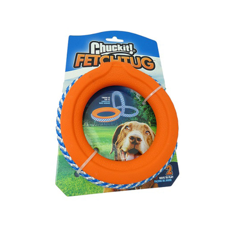 Whesco   Chuckit Fetch Tug Ring   Hundelegetøj   Robust Gummi   Alt Til Hunden