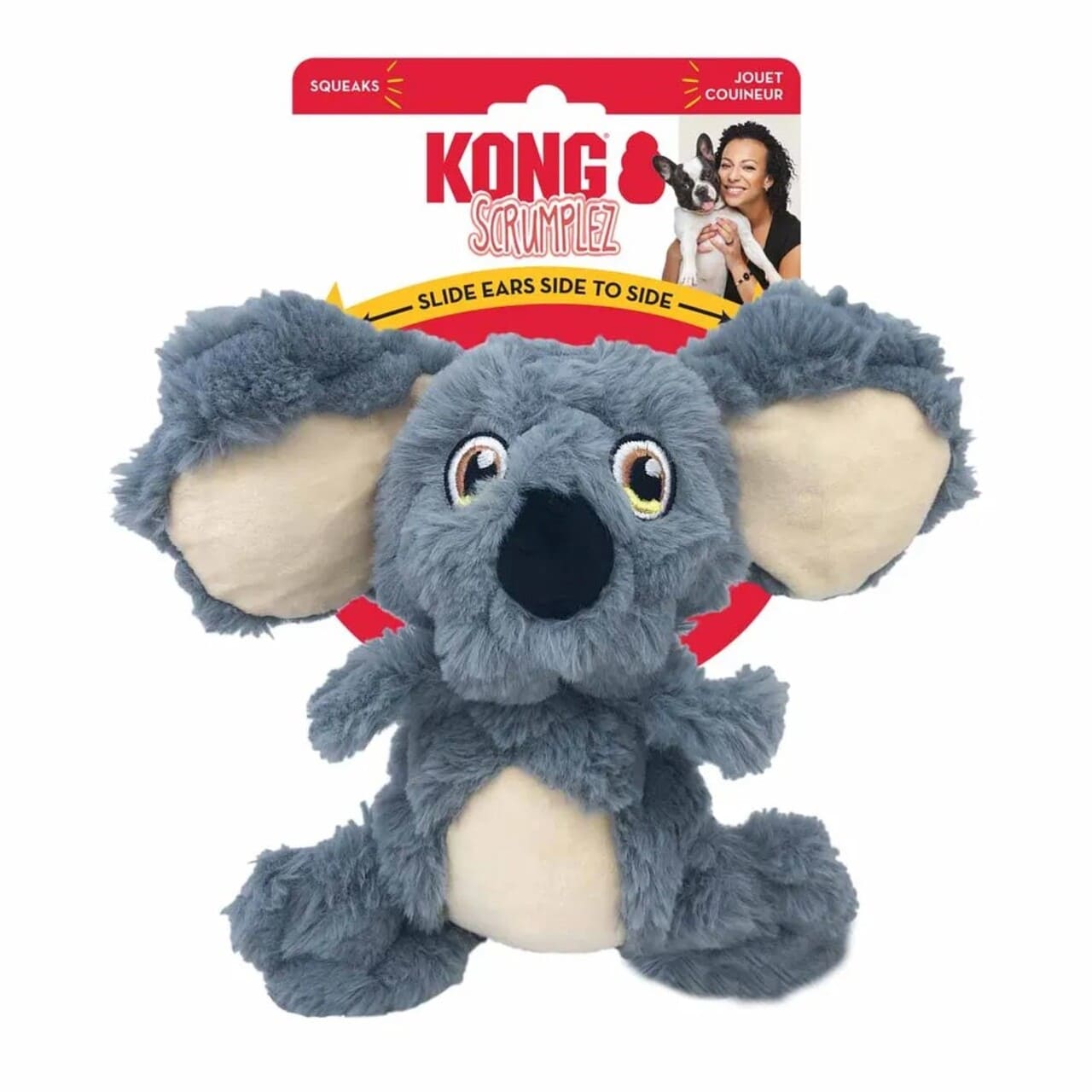 Imazo    Kong Scrumplez Koala M  Sjov Og Blød Koala Til Interaktiv Leg   Hundelegetøj   Plys   Alt Til Hunden