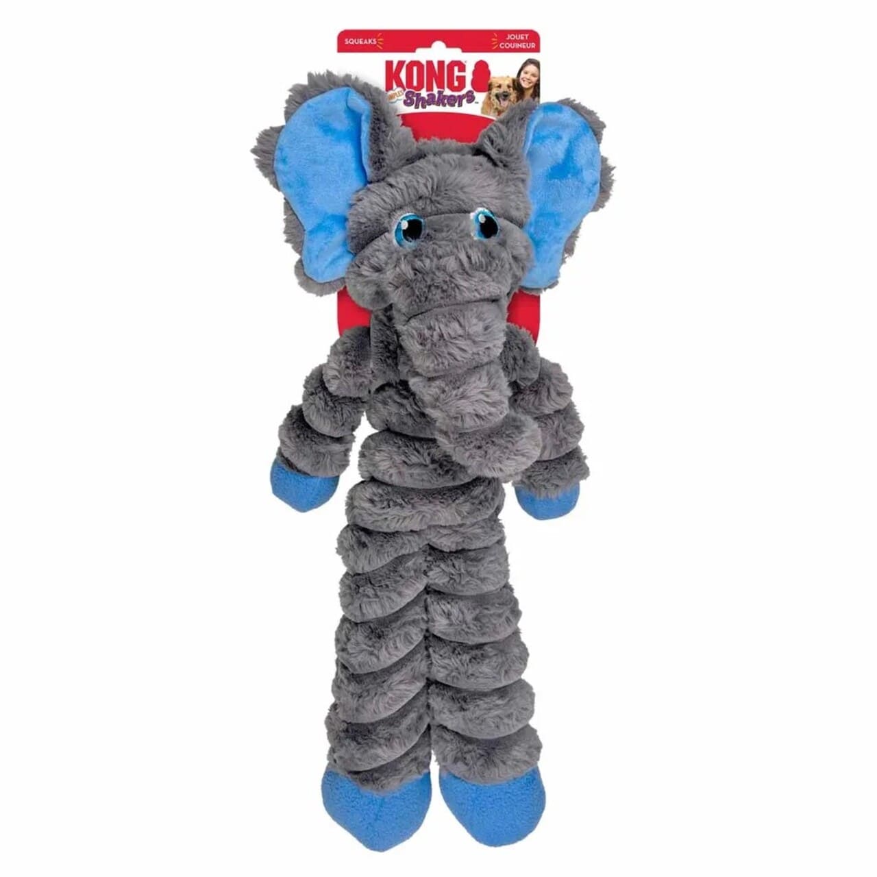Imazo    Kong Shakers Crumples Elephant Xl  Jumbo Plyslegetøj   Hundelegetøj   Plys   Alt Til Hunden