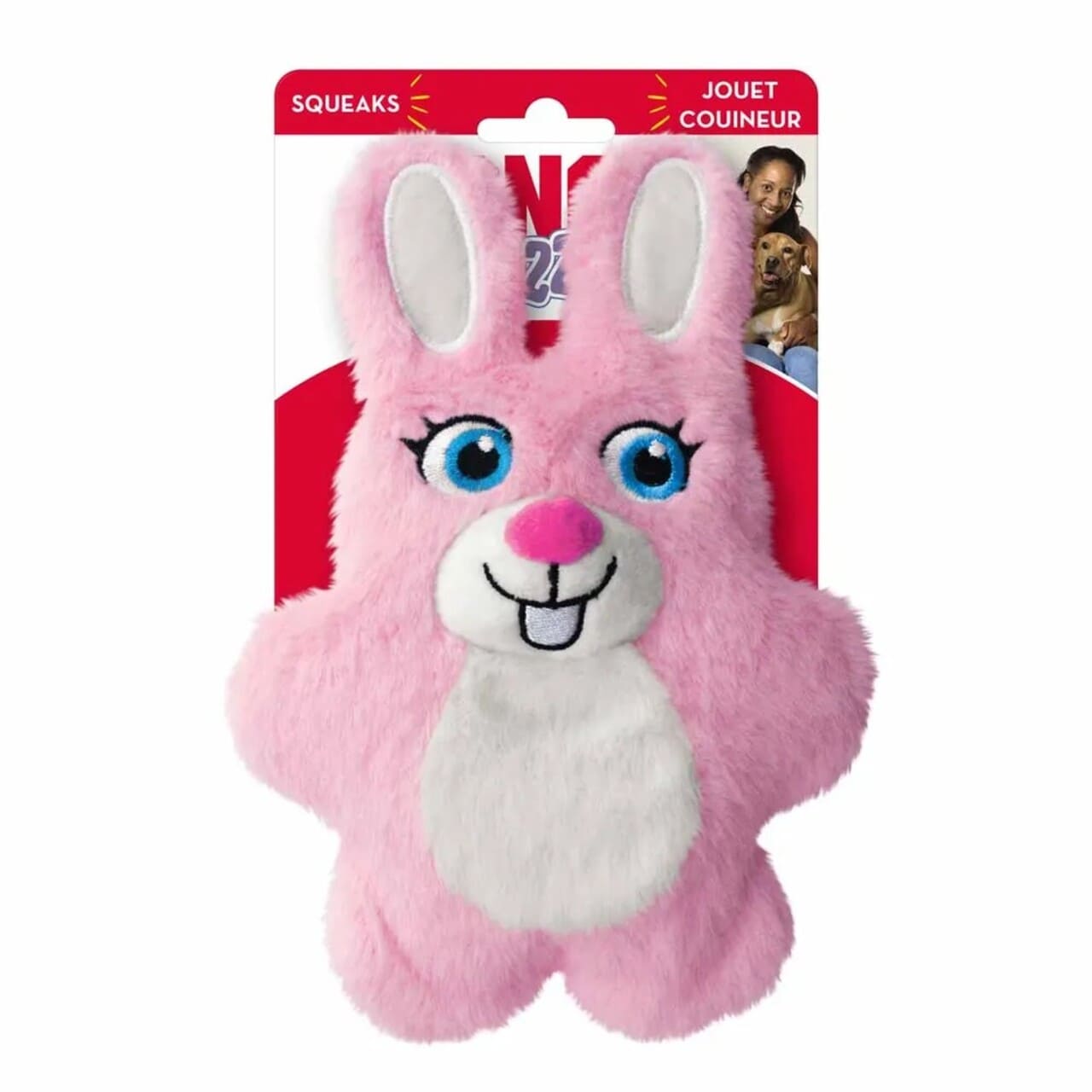 Imazo    Kong Snuzzles Kiddos Bunny S  Plyslegetøj Med Helkrops Piv Til Hvalpe   Hundelegetøj   Plys   Alt Til Hunden