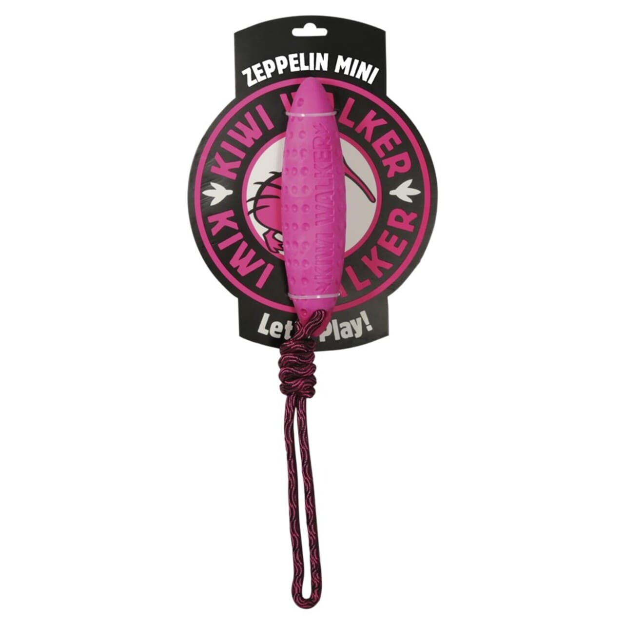 Kiwi Walker Zeppelin Mini  Flydende Hundelegetøj Flere Farver Fra Abc Hundeudstyr  Ideelt Til Små Og Mellemstore Hunde