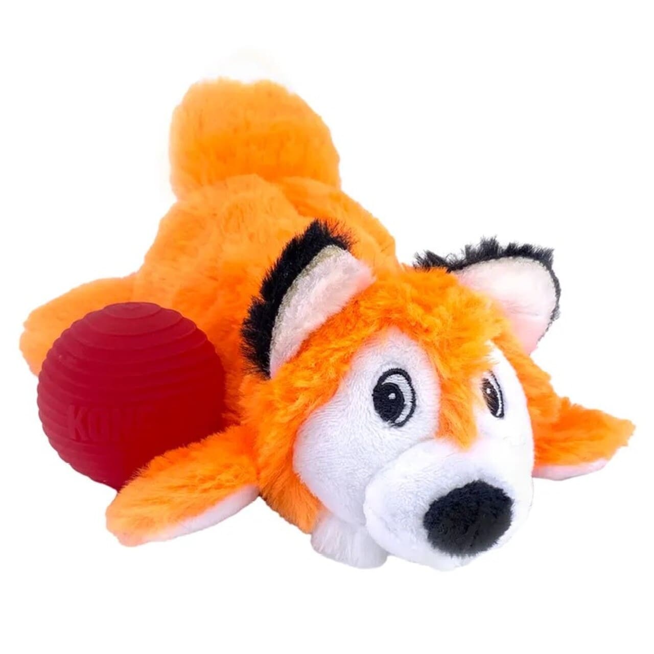 Imazo    Kong Cozie Pocketz Fox M  Legetøj Med Aftagelige Pivbold   Hundelegetøj   Plys   Alt Til Hunden