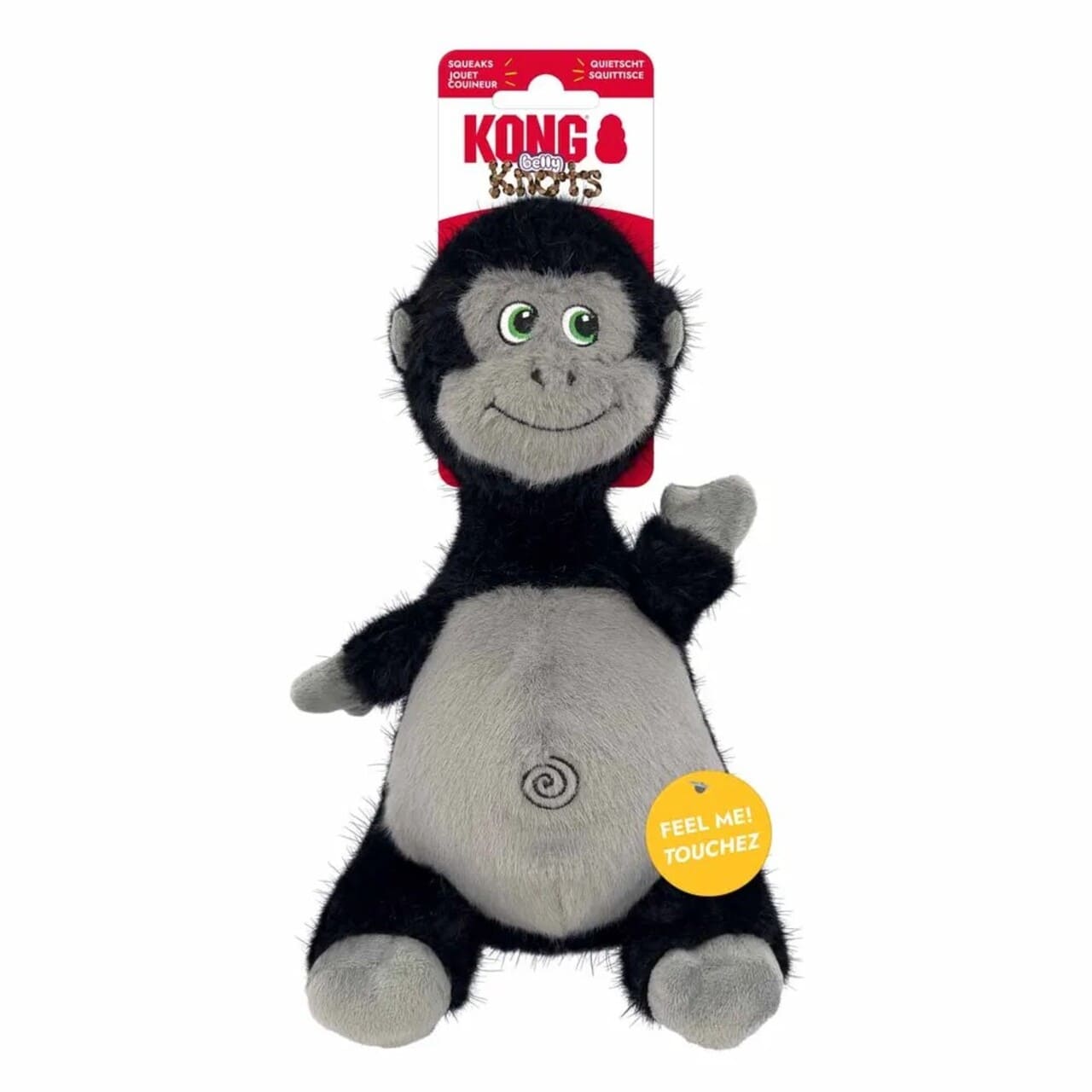 Imazo    Kong Knots Belly Gorilla M L  Robust Og Sjov Gorilla Til Hunde   Hundelegetøj   Plys   Alt Til Hunden