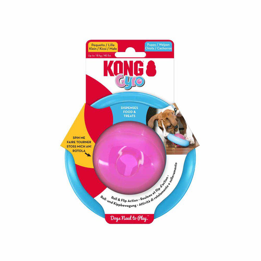 Imazo    Kong Puppy Gyro Mix7 5x13x13cm   Hundelegetøj   Robust Gummi   Alt Til Hunden