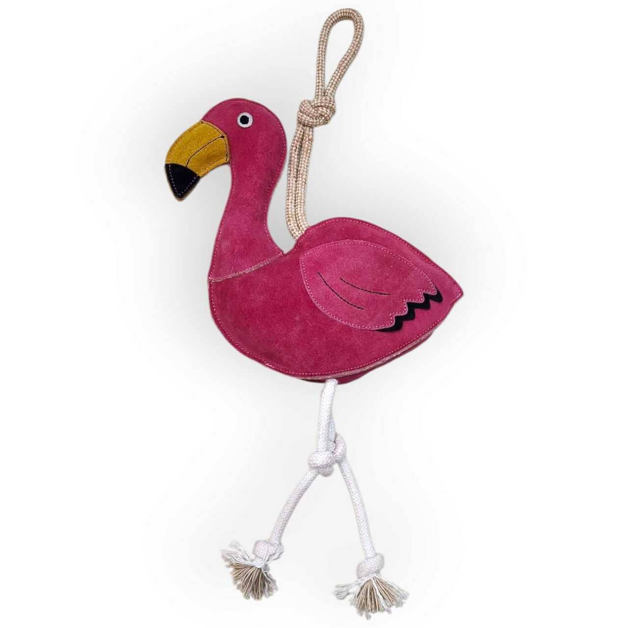 Petpower   Namastay Flamingo I Buffalo Ruskind   Kokosfiber 58 X 29 Cm   Hundelegetøj   Genanvendelige Materialer Quot Quot Buffalo Ruskind Quot Quot Kokosfiber Quot Quot Bomulds Jute Reb Quot Quot Reb   Alt Til Hunden