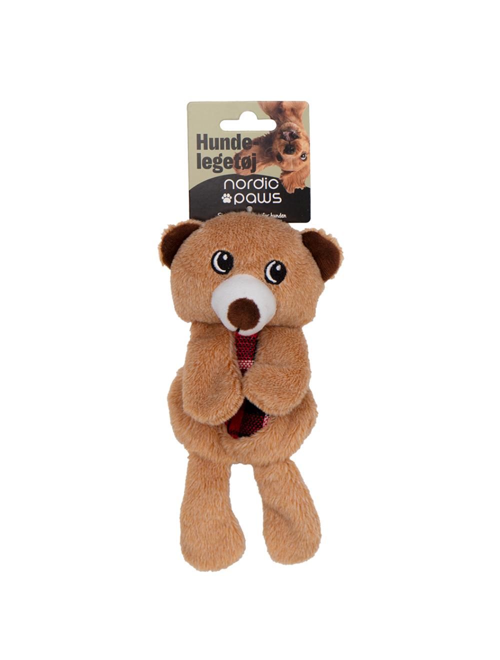 Meldgaard    Nordic Paws Knitre Plysbamse  20cm Hundelegetøj   Hundelegetøj   Polyester   Alt Til Hunden
