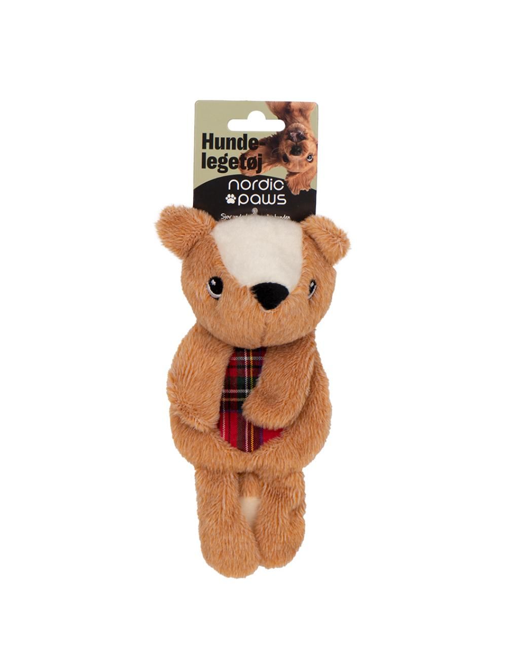 Meldgaard    Nordic Paws Knitre Bamse  20cm Hundelegetøj   Hundelegetøj   Polyester   Alt Til Hunden