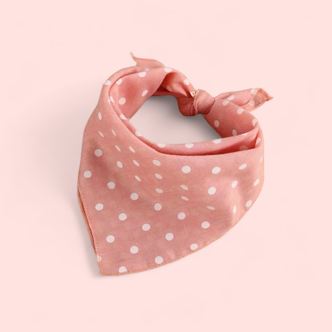 Bandana   Kakhi M  Prikker   Rosa M  Hvide Prikker