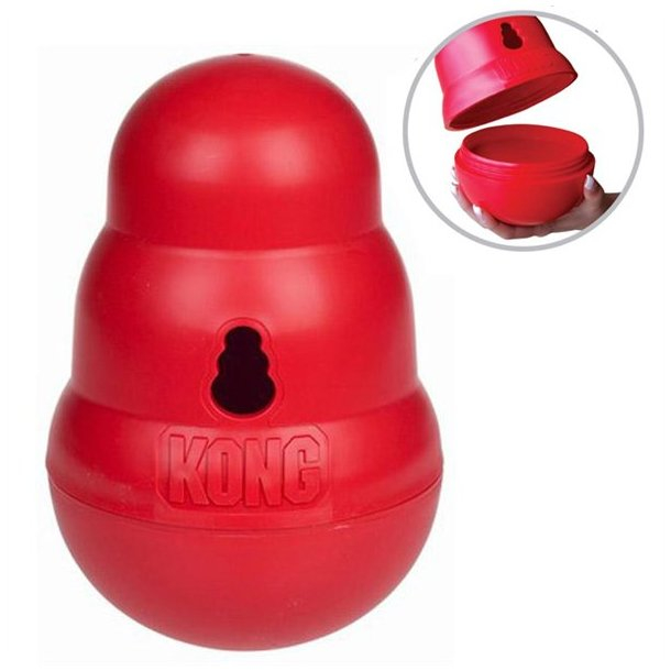 Interaktiv Foderaktivering Til Hunde   Kong Wobbler
