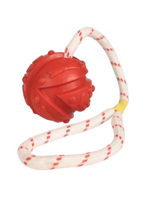 Trixie Aqua Toy Ball On A Rope Floatable Rubber ø 7 35 Cm   Assorted