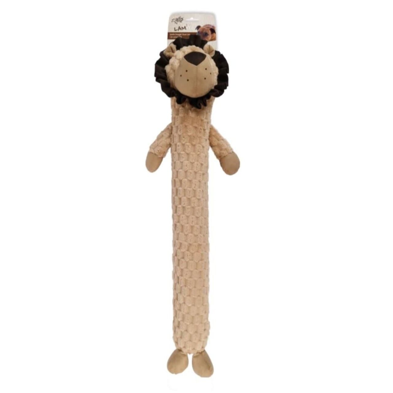 Afp Lamb Jumbo Snuggle Løve 75cm   Ekstra Stort Krammelegetøj Til Hunde Fra All For Paws