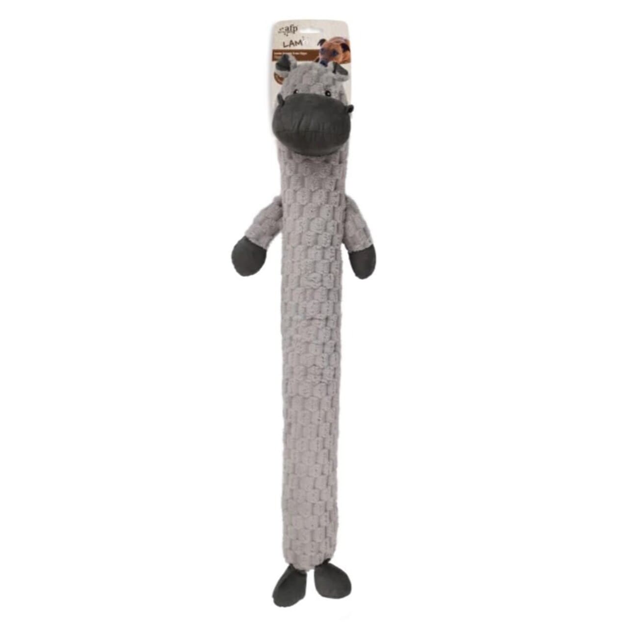 Afp Lamb Jumbo Snuggle Flodhest 75 Cm   Ekstra Stort Plysdyr Til Hunde Fra All For Paws