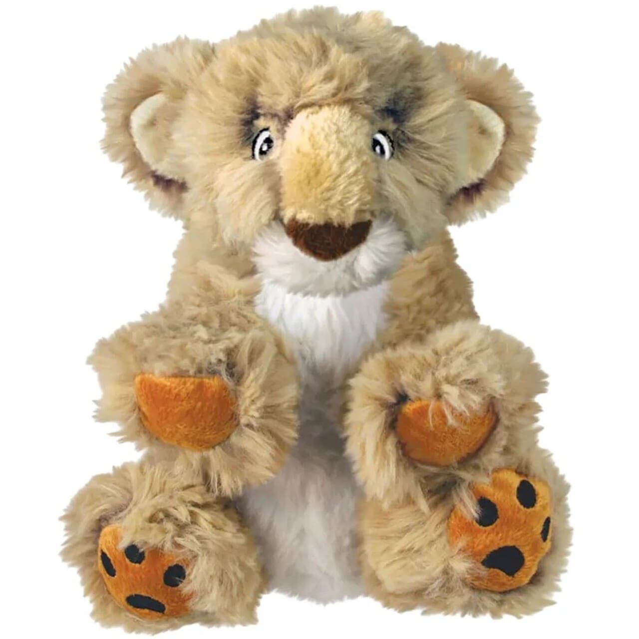 Kong Comfort Kiddos Lion L   Blødt Hundelegetøj Med Aftagelig Squeaker Til Hunde
